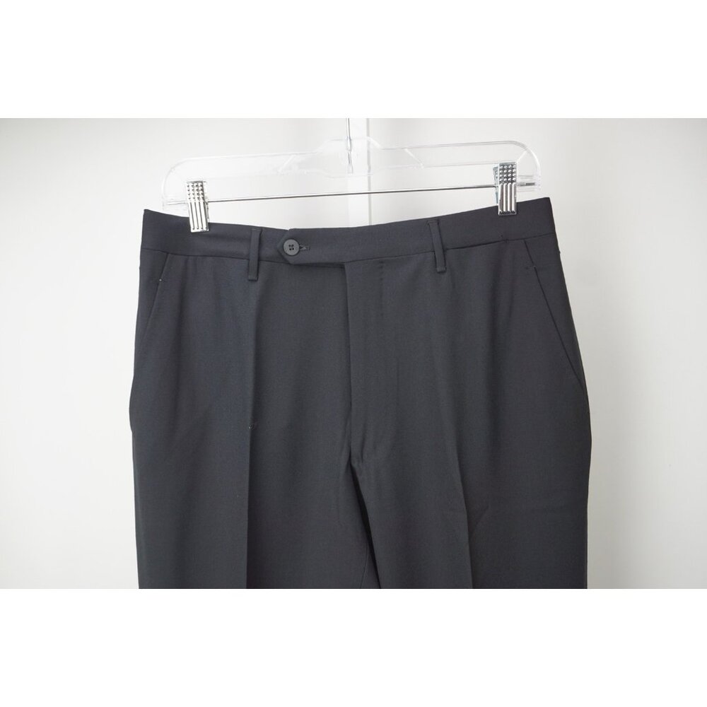 Rota Solid Dark Blue 100% Wool Mens Dress Pants Sz 48 BRAND NEW